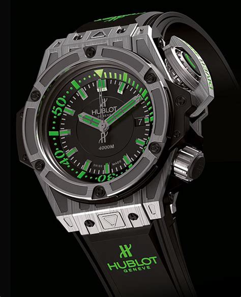 hublot diver 4000m limited edition watch|hublot king 4000 review.